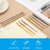 PATIKIL Slim Metallic Ballpoint Pen, 12Pcs Black Ink 1mm Medium