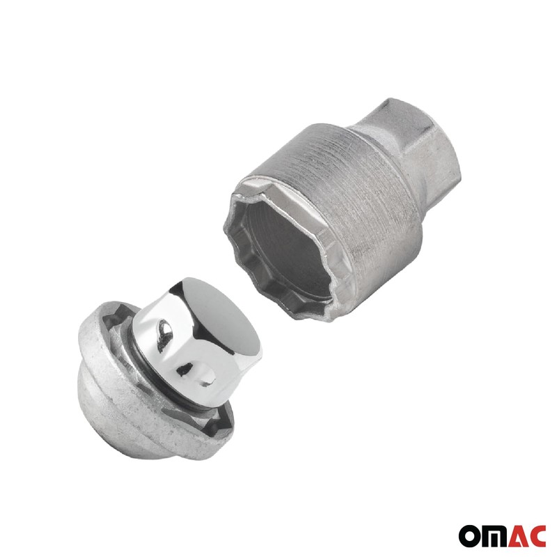 OMAC Wheel Lock Kit for Honda CR-V M12X1.5 Nut Chromed