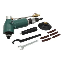 400W Air Grinder, Pneumatic Air Wet Stone Polisher, 12000RPM Water Wet Grinder, Air Sander Grinding Cutter, Concrete Polishing Air-Powered Pneumatic Cut Off Tool with Wrench