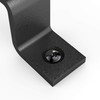 VivaLight 8 Inch Straight Bar Barn Door Handle - Black