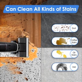 (2 Pack) H14 Pro Replacement Roller Brushes and HEPA Filters Compatible with Dreame H14 Pro Cordless Wet and Dry Vacuum Cleaner, Accessories Kit, 1 Roller Brush, 1 HEPA Filter