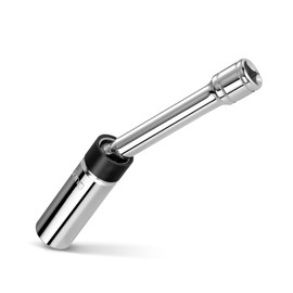 DURATECH 5/8" Swivel Magnetic Spark Plug Socket, 3/8" Drive x 6" Total Length with 6-Point, Enhanced Magnetic Design and Magnetic Core, Thin Wall Socket, Cr-V Steel Made