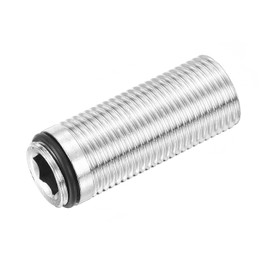QUARKZMAN Tap Extension Pipes, 2.17 x 0.79 Inch Tap Extension Shaft Handle Stainless Steel Sink Faucet Mounting Accessories Fixed Base for Bathroom and Kitchen Faucets