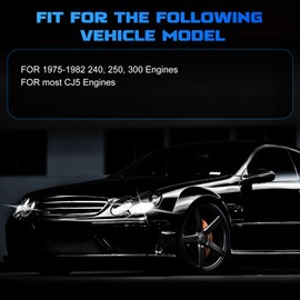 YOMALL D5TZ9510AG Carburetor, for Carter YF Type 1 Barrel Carb, Fits for 240 250 300 YF C1YF 6 Cylinder CIL Engine 1975-1982 Carb Kit, Automatic Choke, RSC-300A 6307S 6054 6055 6-736 6056 6057 6058 6059