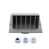 H&C VENT Grey Exhaust Hood Vent 190 mm with 125