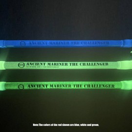 ANCIENT MARINER Catfish Fishing Rods 7’6 Glow in The Dark Ancient Mariner The Challenger Casting Rod, Medium Heavy （Fluo Yellow）