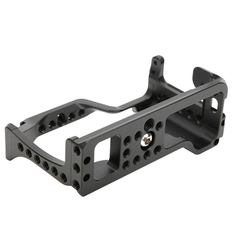 Metal Camera Cage Rig with Grip Handle Cold Shoe Expansion