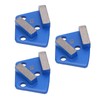 3Pcs Diamond Grinding Shoes Trapezoid Concrete Floor Aggreesive Cutting 2