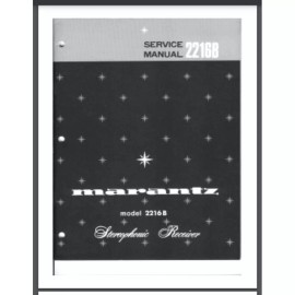 Marantz Model 2216B Stereophonic Receiver Service Manual 44 pages comb bound