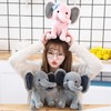 Elephant Plush Toy Multipurpose Cute Safe Comfortable Soft Fluffy Stuffed