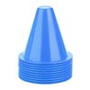 Broco 10pcs Soccer Training Cone Football Barriers Plastic Marker Holder