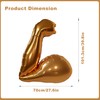 6Pcs Gold Bicep Foil Balloons Set for Gym Opening &