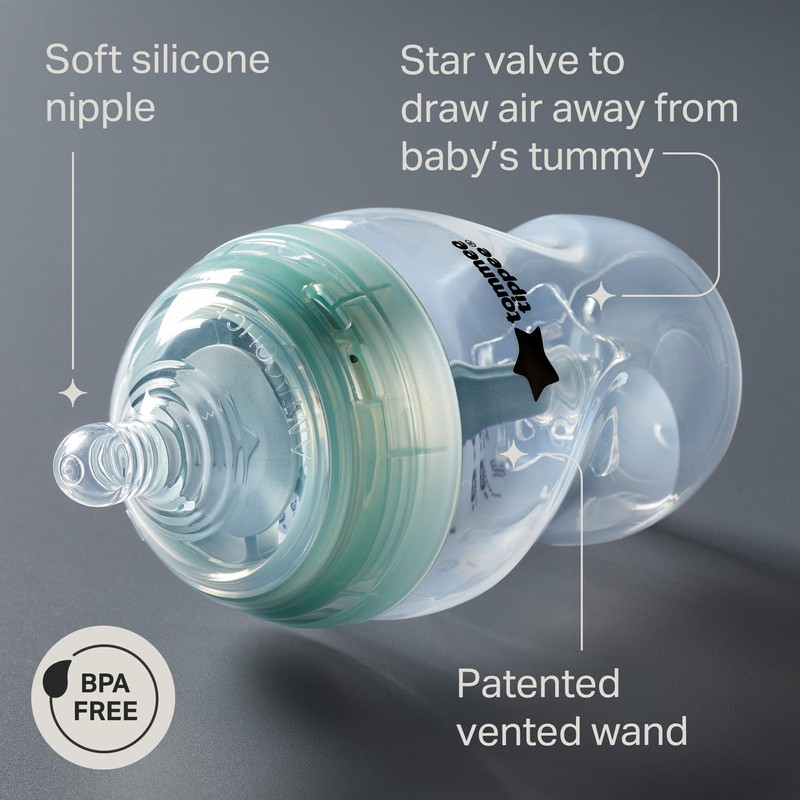 Tommee Tippee Advanced Anti-Colic 12 Piece Set, 5 oz and