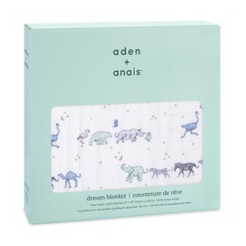 aden + anais Dream Blanket, Boutique Muslin Baby Blankets for Girls & Boys, Lightweight Newborn Nursery & Crib Blanket, Unisex Toddler & Infant Bedding, Shower & Registry Gift, Rising Star