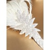Flapper Headband Roaring 20s Headpieces Elegant Tea Flapper Accessories for