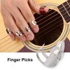 Protector De Dedo Para Tocar,Thumbpicks Finger Pick,15Pcs Dedo Pulgar De