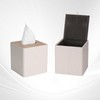 Modern Square Tissue Box Cover, Decorative Bathroom Facial Tissue Holder,