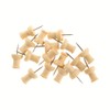 Bi-Office Earth Push Pins Wood Pack of 20