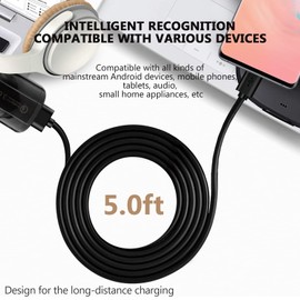 Fast Car Charger 5FT USB C Charging Cable Power Cord Wire Compatible for Remarkable 2 Paper Tablet, Onn Pro 8", Pro 10.1", ONN Surf 8” ONN Surf 10.1” Gen 2 Model & More USB-C Port Tablet Charger