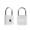 UMIK UMIKSMART Fingerprint Smart Padlock Combination Padlocks Candados, USB Rechargeable