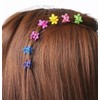 24pcs Flower Mini Hair Claw Clips Clamps Plastic Small Hair