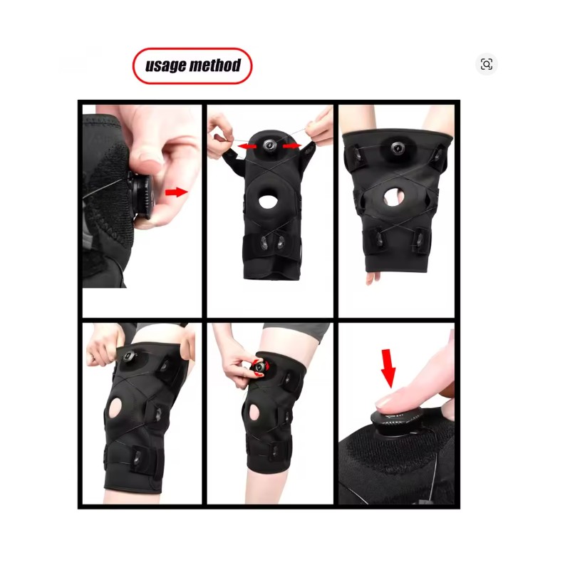 Toolzia Hinged Knee Brace with Side Stabilizers