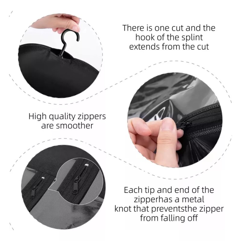 Generic . Organizador De Pelucas Con Soporte Para Extensiones De