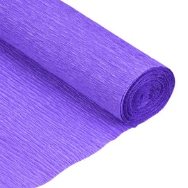 QUARKZMAN 2 Rolls Crepe Paper 50 x 210 cm Ruffle Paper Pastel Crepe Paper Tissue Paper Florist Crepe Paper for Crafts Decoration Gift Packaging Flowers Blue Purple