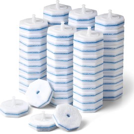 60 Pack Toilet Wand Refills Compatible with Clorox Toilet Brushes, Instant Foam Cleaning, Secure Lock No Slipping, Odor Neutralizing, Easy Snap-On Design