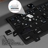 Foldable Bluetooth Keyboard Low Latency Bluetooth 5.1 Full Size Keyboard
