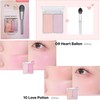 2AN Dual Cheek & GiftSpecial Set 2items, Shade:17 Bubble Heart(+Heart