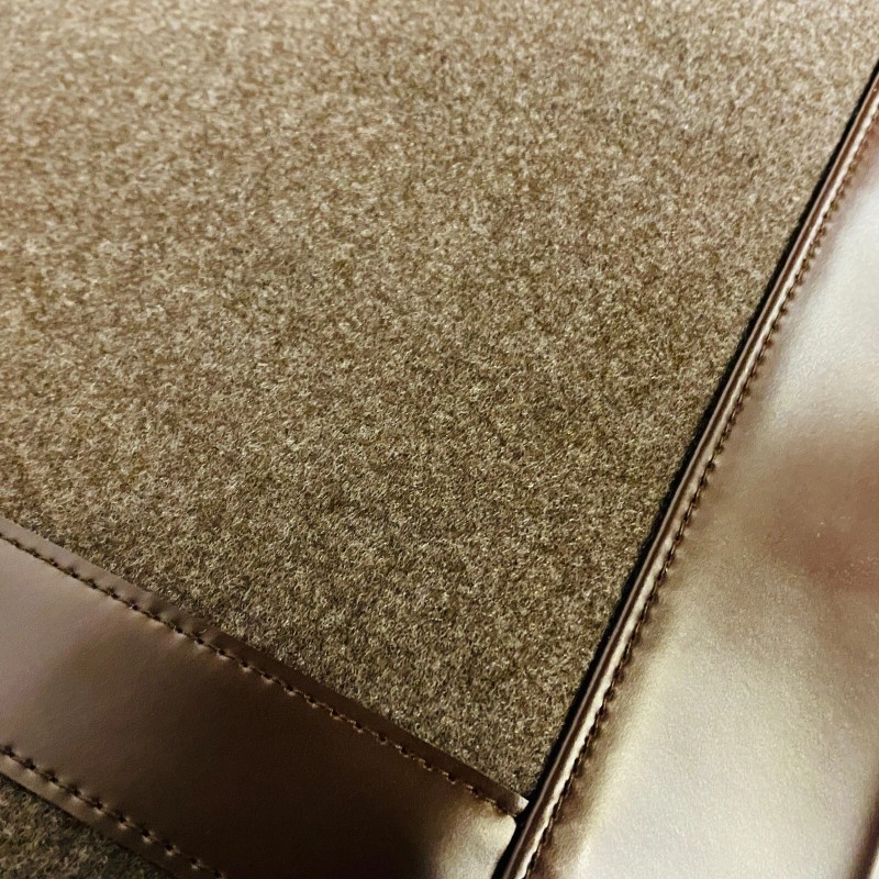 ARAMIS MEN SUEDE DUFFLE BAG BROWN - NEW