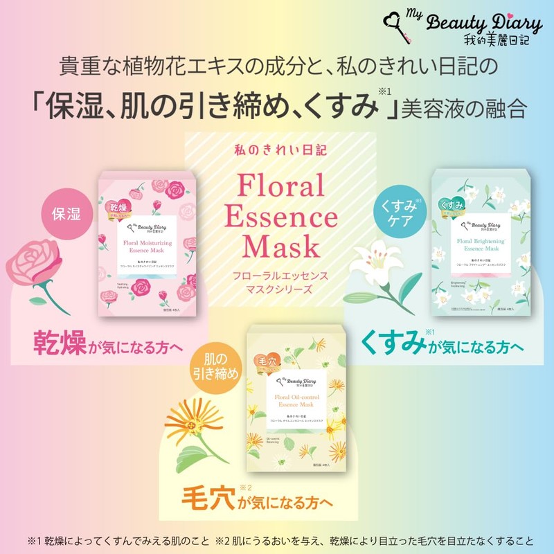 My Beautiful Diary, My Beautiful Diary, Floral Moisturizing Essence Mask,