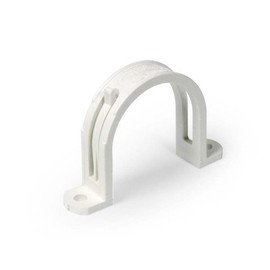 Central Vac Pipe Strap with Low Voltage Wire Holder