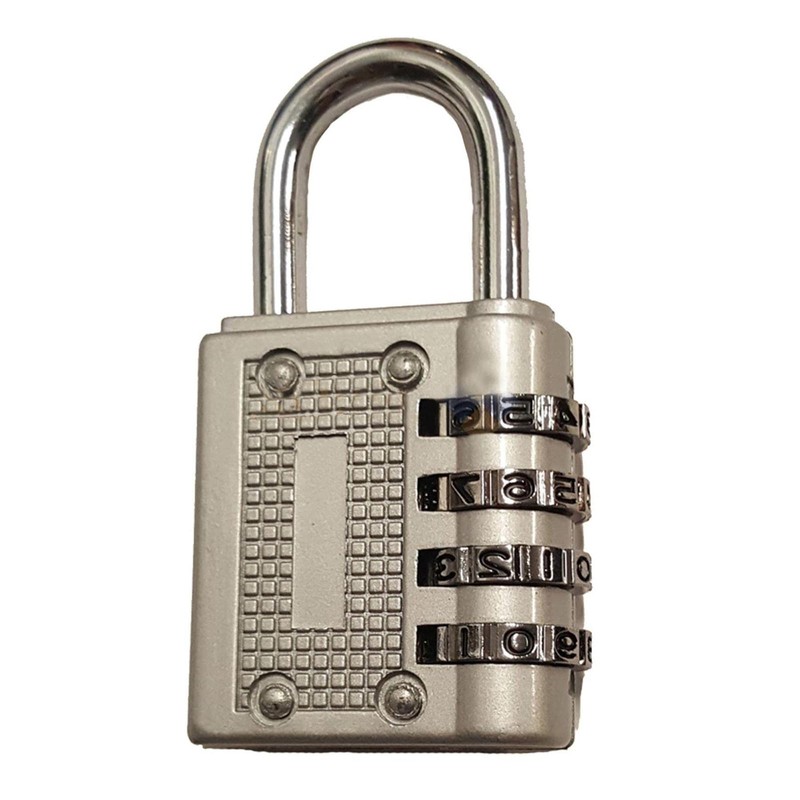 Dapetz ® 4-Digit Combination Padlock, Resettable Locker Lock, Weatherproof Outdoor