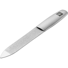 ZWILLING TWINOX Sapphire Nail File, Shaping File, Double-Sided Stainless Steel for Perfect Filing Results Made of Matt Stainless Steel, 90 mm