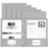 Two Pocket Folders, RAZCC 75 Pack Two Pocket Folders with