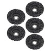 5Pcs Strip Discs Stripping Wheel Black 4 Inch for Stainless