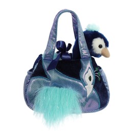 Aurora® Fashionable Fancy Pals™ Mora Peacock™ Stuffed Animal - On-The-go Companions - Stylish Accessories - Multicolor 7 Inches