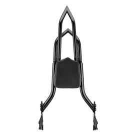 Mofun 27" Passenger Sissy Bar Detachable Backrest Sharp Style Compatible with Harley Touring Road King Electra Road Street Glide 1997-2008