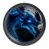 FVQL Black Cabinet Knobs for Kitchen Cupboard Bathroom, Set of