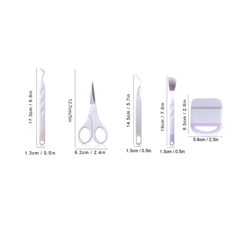 5Pcs Craft Vinyl Weeding Set Portable Convenient Using Craft Weeding