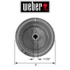 Weber 88848 Gas Grill Burner Knobs