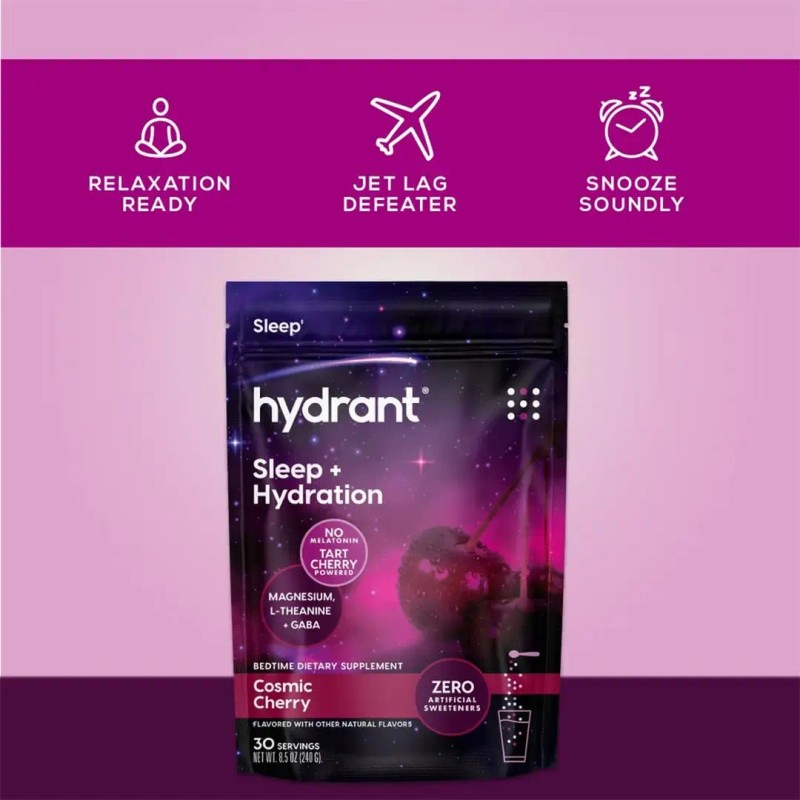 Suplemento Nocturno Hydrant | Polvo con Magnesio y L-teanina |