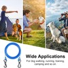 Tresbro 30FT Reflective Dog Tie Out Cable for Dogs Up