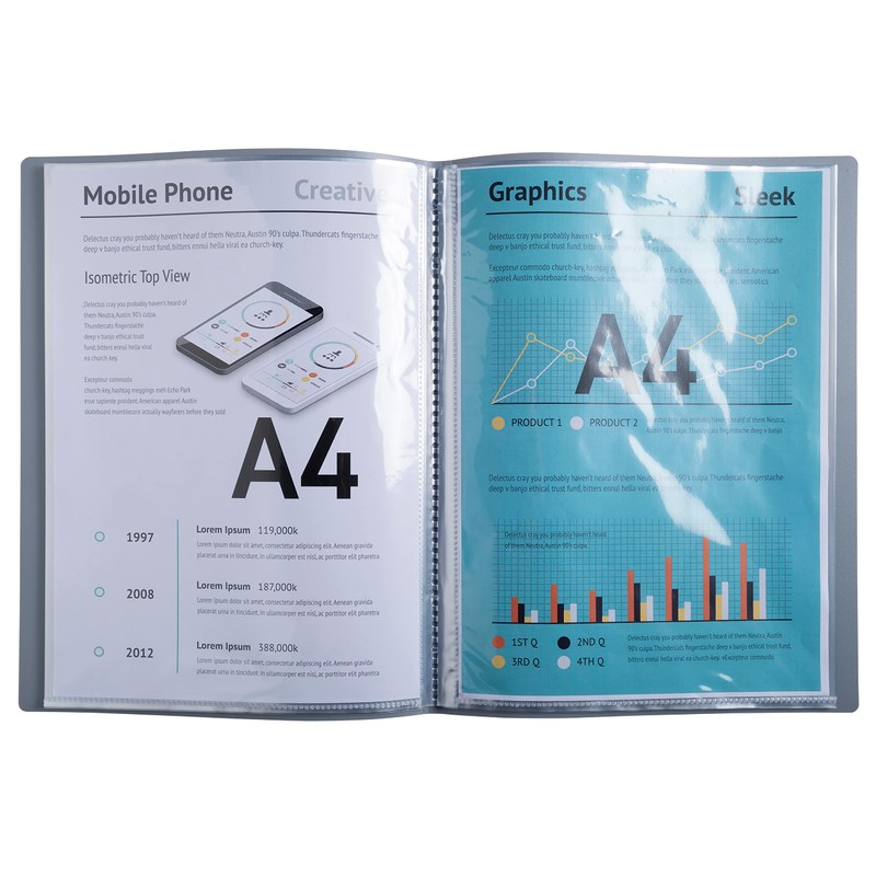 Exacompta - Ref 85790E - 1 Ellipse Document Wallet -
