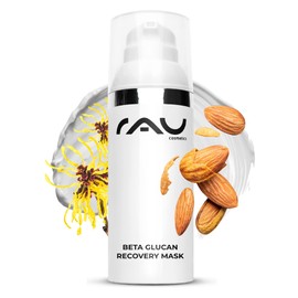 RAU Beta Glucan Recovery Mask 50 ml - Soothing Face Mask - with Betaglucane, Almond Oil and Macadamia Oil - Facial Mask for stressed, dry and irritated skin
