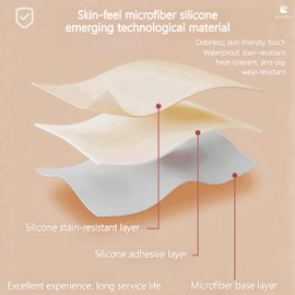 DRAYMAT Silicone Placemat, Dining Mat Material Suitable for Dining Tables, Office Desks,Study Tables Soft & Skin-Friendly Oil-Resistant, Waterproof, Heat-Resistant Heat Insulation Customizable Sizes