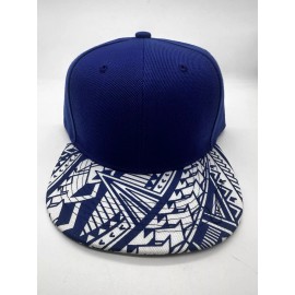 Unbranded Tribal Tattoo Hawaii Pacific Islander Samoa Philippines Guam SnapBack Hat Royal
