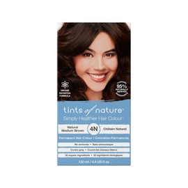 Tints of Nature Permanent Hair Colour 4N Natural Medium Brown 130ml